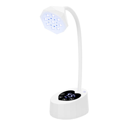 Motion Sensor UV Nail Lamp 360 Degrees Adjustable Fast Curing LED Dryer Light for Home Nail DIY Manicure