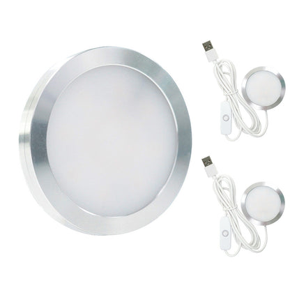 2Pcs 5V Spot Lamp Interior Caravan Camper RV Trailer Boat LED Down Light