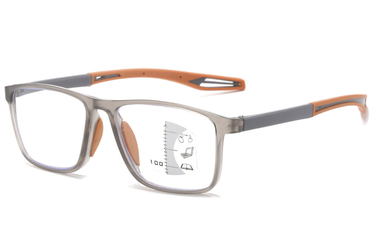 Reading Glasses Men Women Comfortable and Flexible Blue Light Blocking Readers -Grey