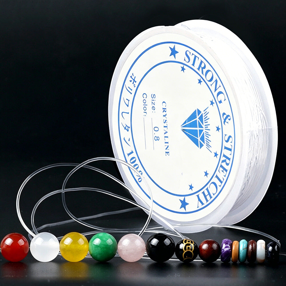 10 Rolls Elastic String Stretchy Beading Cord for Bracelet Necklace