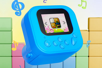 boy and girls DIY Instant Print Camera with 48MP Photo Printer-Blue