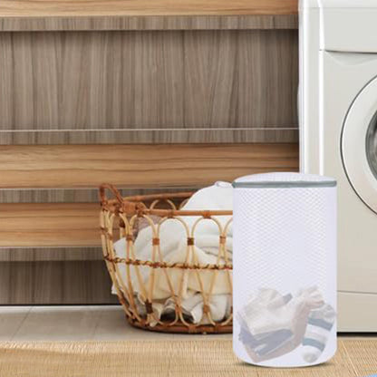 4Pcs Cylinder Mesh Shoe Washing Bags  Shoe Laundry Bags with Zipper for Sneakers Running Shoes Socks