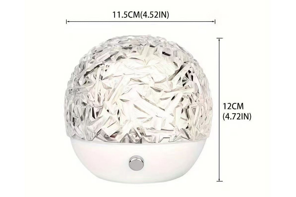 16 Color RGB Water Ripple Mood Lamp with Touch Dimming