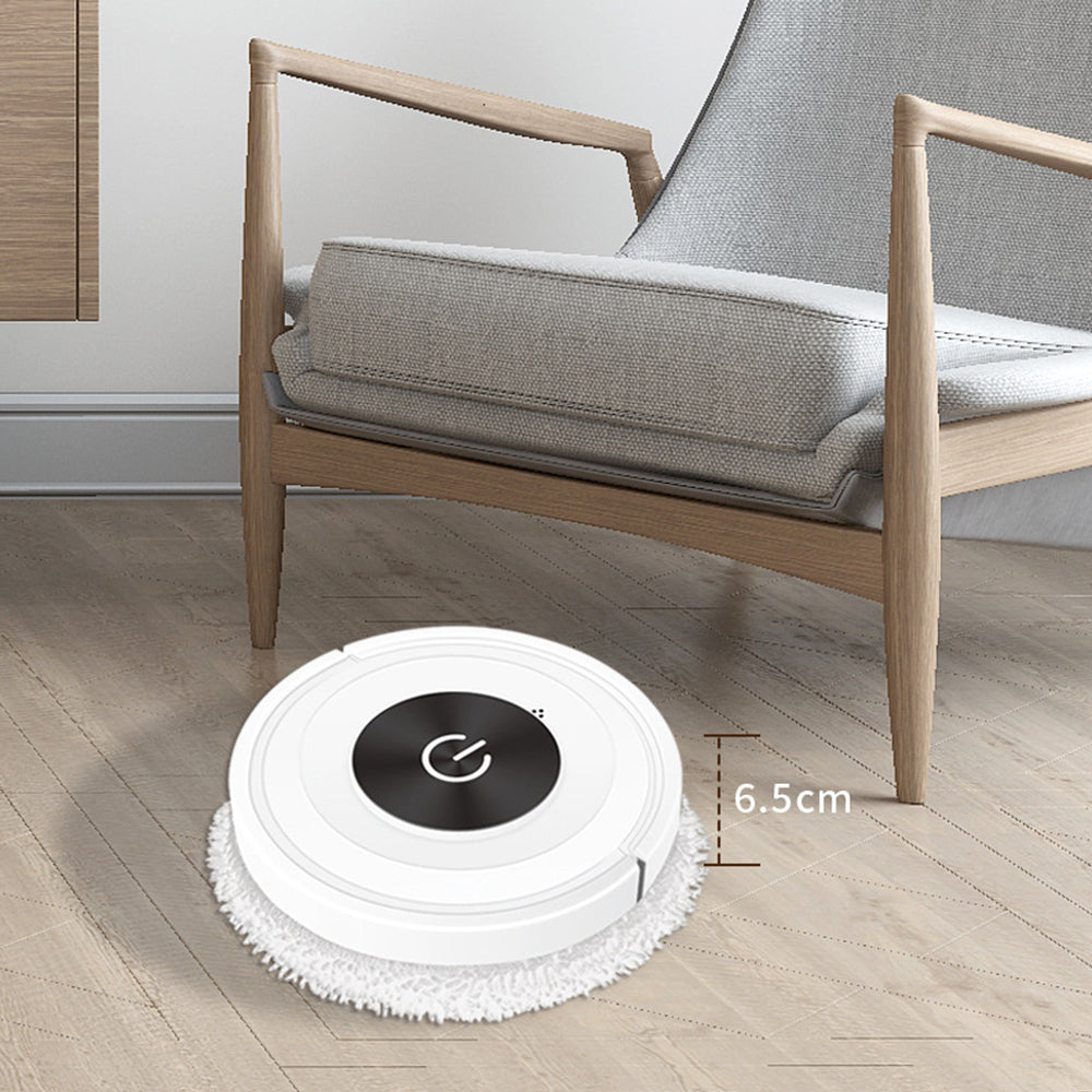Silent Touch Mopping Robot Smart Sweeping Wet and Dry Cleaning Machine White