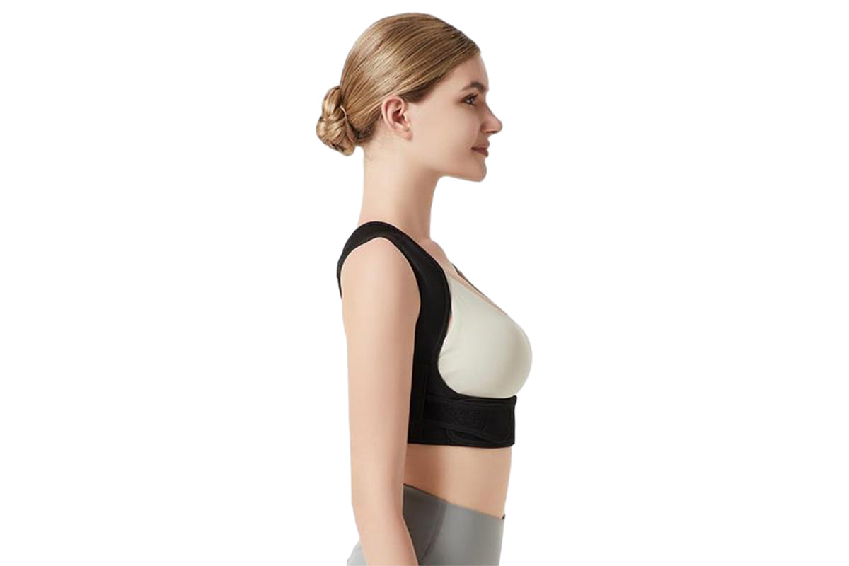 Adjustable Posture Corrector For Posture Correction Back Straightener-Black