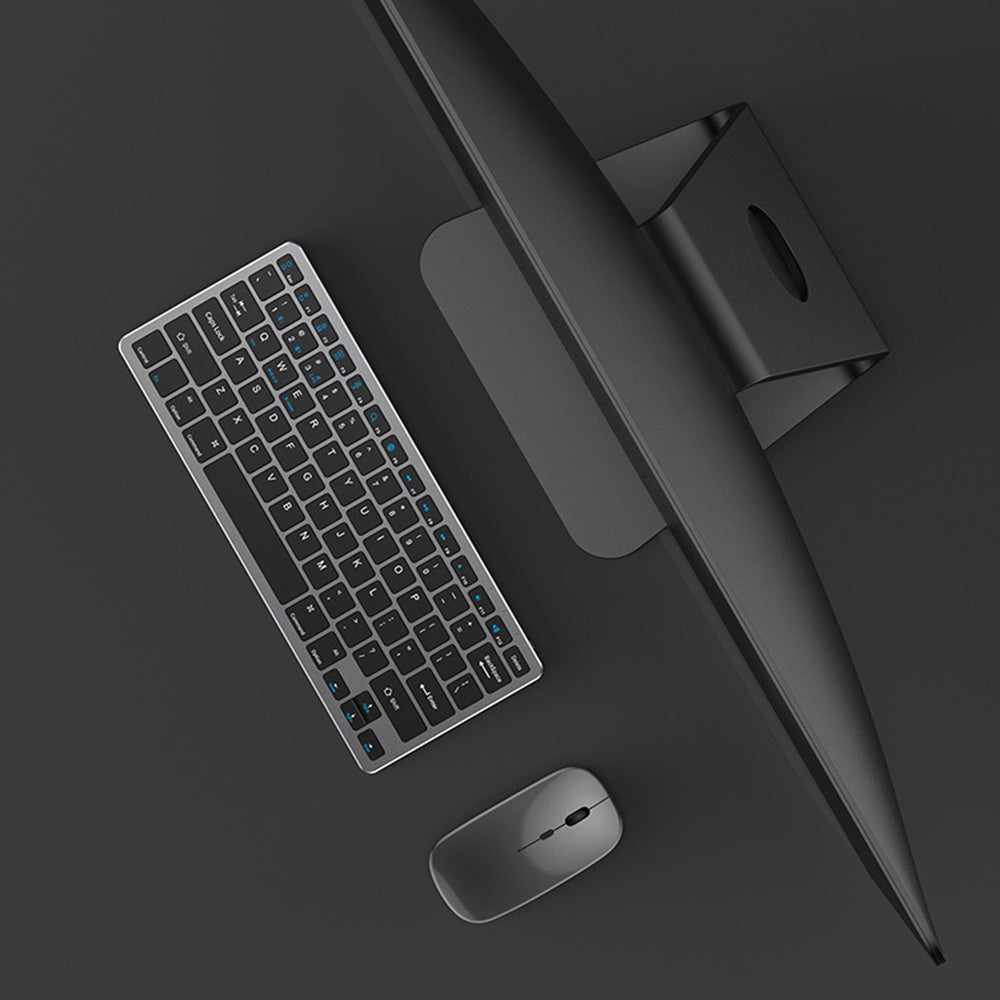 Compact Wireless Keyboard and Mouse Combo