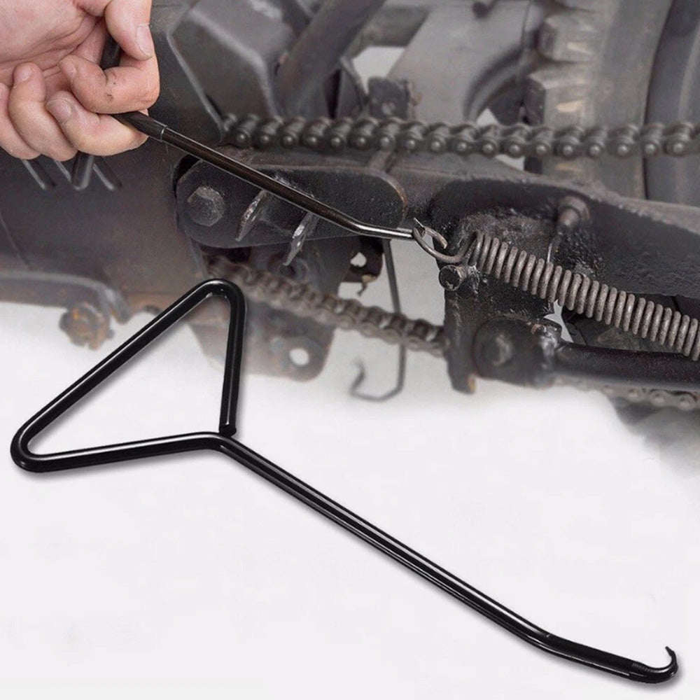 2Pcs Motorcycle Exhaust Spring Puller Tool T Shaped Handle Pipe Springs Hook