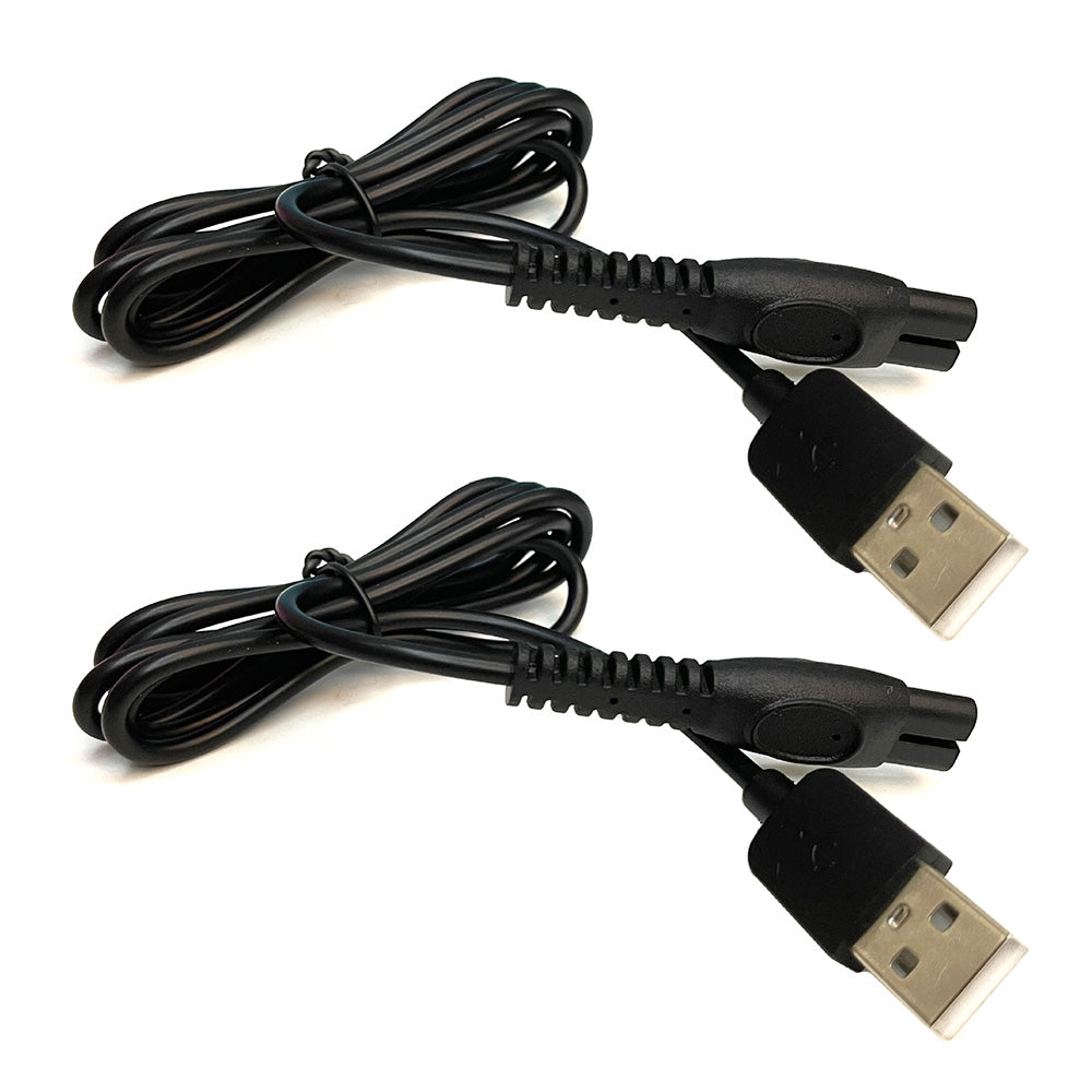 2 Pack 5V USB Charging Cables for Philips Shavers