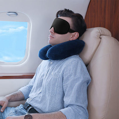 3D Sleeping Eye Mask Breathable Light Blocking Night Mask Black