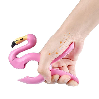2Pcs Portable Beach Towel Clamp Laundry Quilt Retaining Clip Clothes Pegs Flamingo Style
