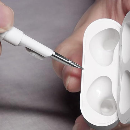 For AirPods Pro Silicone Protective Case Cover with Cleaner Kit and Keychain Black