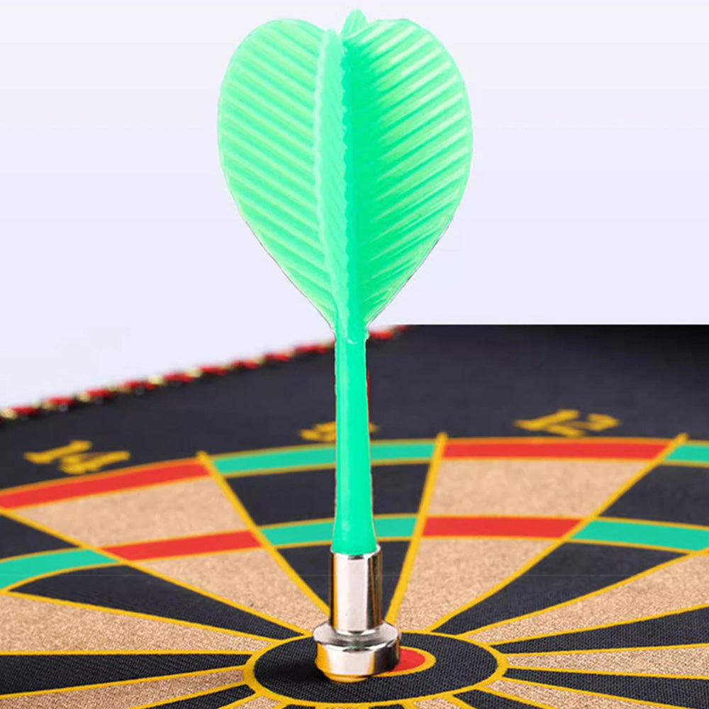 Magnetized Roll Up Dartboard Set with 12 Darts Indoor Outdoor Game Gift S