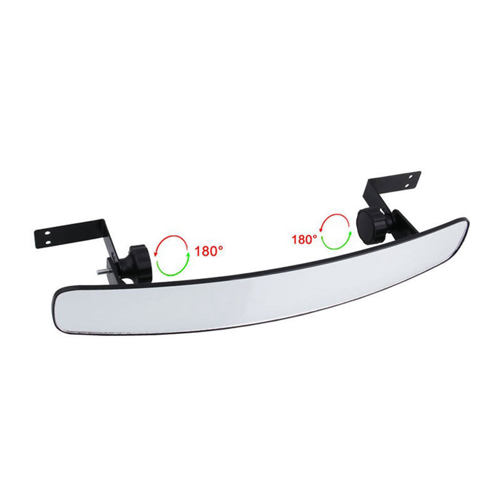 Adjustable Central Rear View Convex Golf Cart Mirror Replacement Compatible with Ezgo Club Car Yamaha