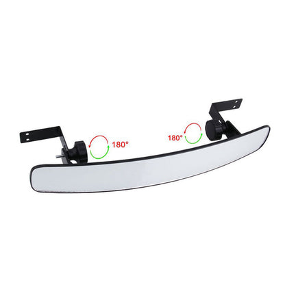 Adjustable Central Rear View Convex Golf Cart Mirror Replacement Compatible with Ezgo Club Car Yamaha