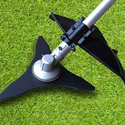 2 Pack 3 Tooth Lawn Mower Blade 255mm Rotary Mower Blade with 25.4mm Center Hole
