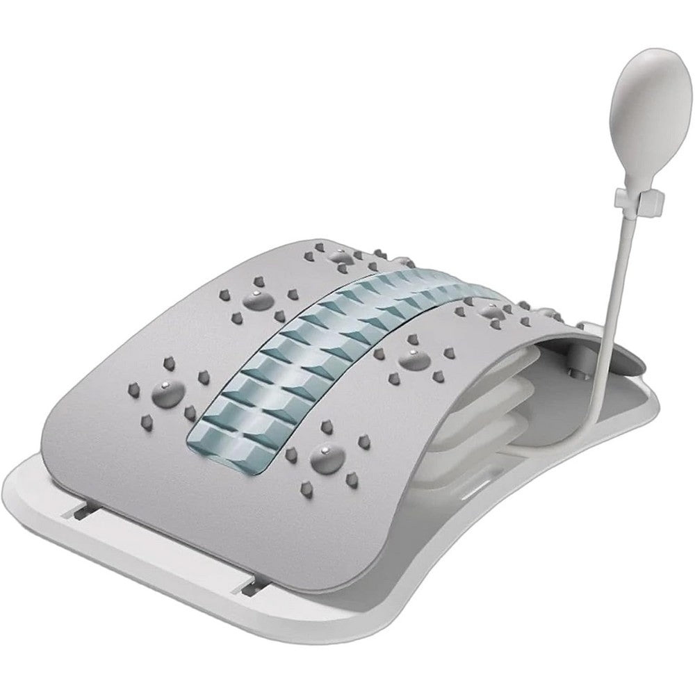 Back Stretcher for Lower Back Pain Relief Back Cracker Board Lumbar Support Board-Grey