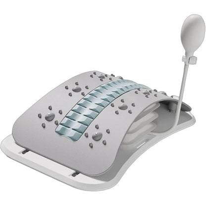 Back Stretcher for Lower Back Pain Relief Back Cracker Board Lumbar Support Board-Grey