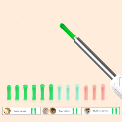 Visual WiFi Ear Wax Remover Wireless Ear Scoop with Camera Ear Cleaning Removal Pick Tool with Base