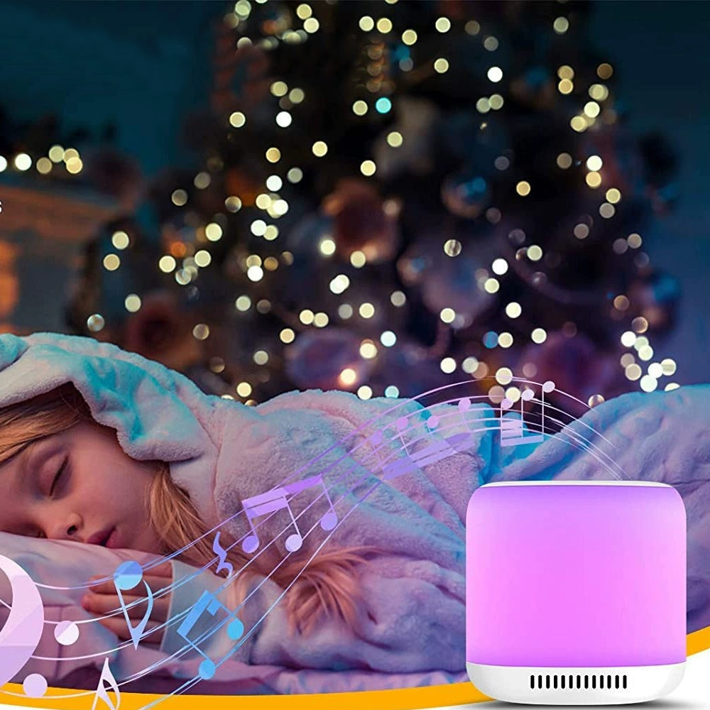Portable White Noise Sound Machine for Baby Kids Adults Rechargeable Lullaby Machine with Night Light Sleeping Aid