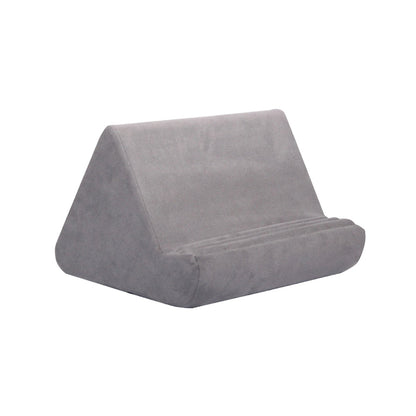 Multi-Angle Tablet Holder Compatible with iPads Lazy Holder Stand for Bed and Desk with 2 Pockets Grey