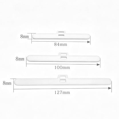 40Pcs Vertical Blind Double Hole Connector Clips for Vertical Blinds