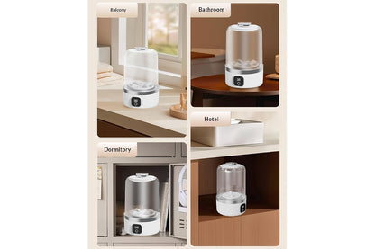 1L Underwear Washing Machine Mini Washer for Apartment Dorm RV Travel-White