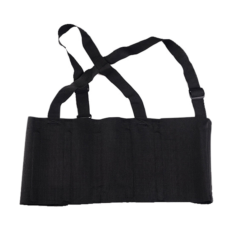 Adjustable Back Support Belt with Elastic Straps for Work Sports