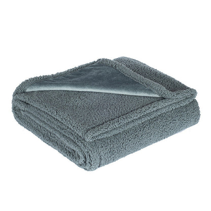 Reversible Pet Blanket Liquid Pee Proof Dog Blanket for Sofa Bed Couch Furniture Protector Cover Grey