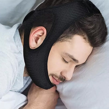 Anti-Snor Chin Strap for Sleeping Stop Snoring Apnea Belt Jaw Support Tape