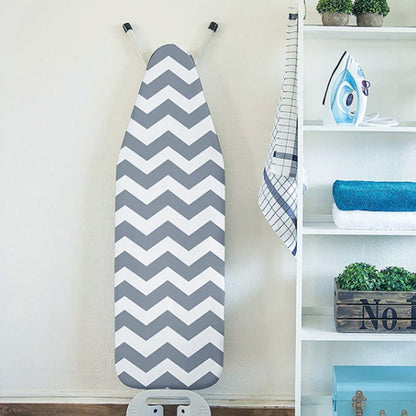 Heat Retaining Felt Ironing Board Cover Easy Fitted Elastic Edge-Waves