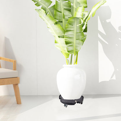 Adjustable Plant Caddy with Wheels Rolling Stand for Flower Pot