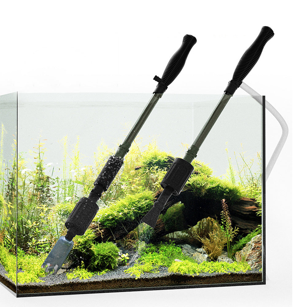 2 in 1 Electric Aquarium Gravel Cleaner Fish Tank Vacuum Cleaner