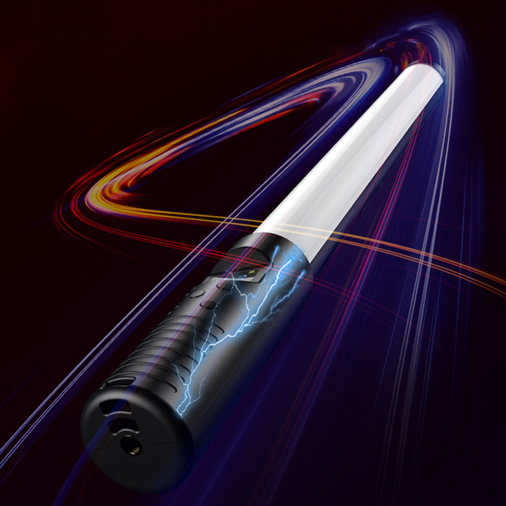 Adjustable RGB LED Light Wand Handheld Colorful Mood Light Stick Bar for Photography