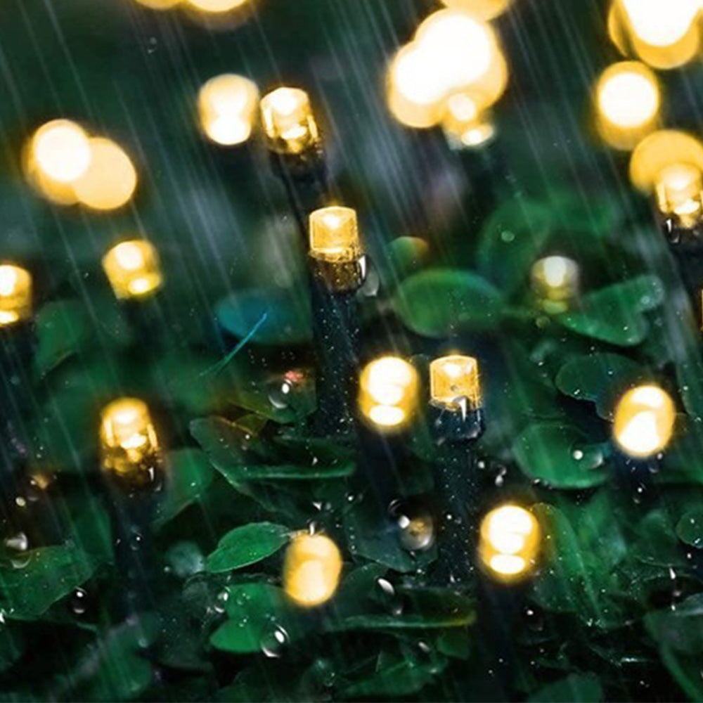 Outdoor Solar String Lights with 8 Modes for Garden Decoration - Wharm White