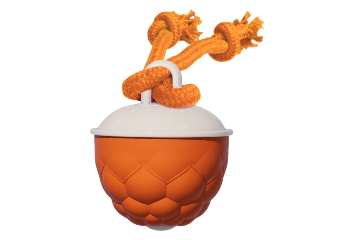 Interactive Dog Toys Touch Activated Bouncing And Jumping Dog Ball-Orange