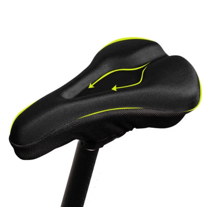 Triangle Groove Bike Seat Cushion Cover for Indoor & Outdoor Cycling