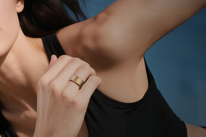 Smart Health Ring Heart Rate Blood Oxygen Sleep Tracker Gold