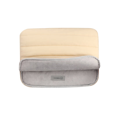 Carrying Case for 12.9-13.3 Inch Laptop Puffy MacBook Sleeve Apricot