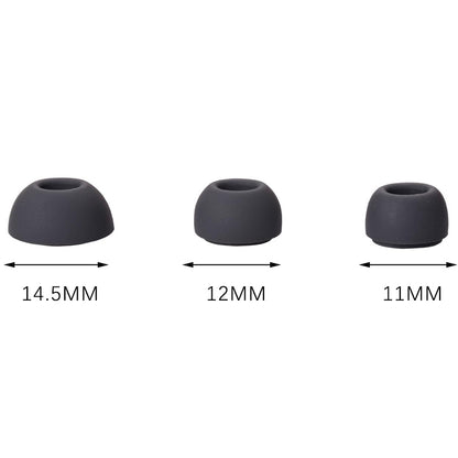 12Pcs Silicone Ear Tips for Samsung Galaxy Buds3 Pro Replacement Earbud Covers-Grey