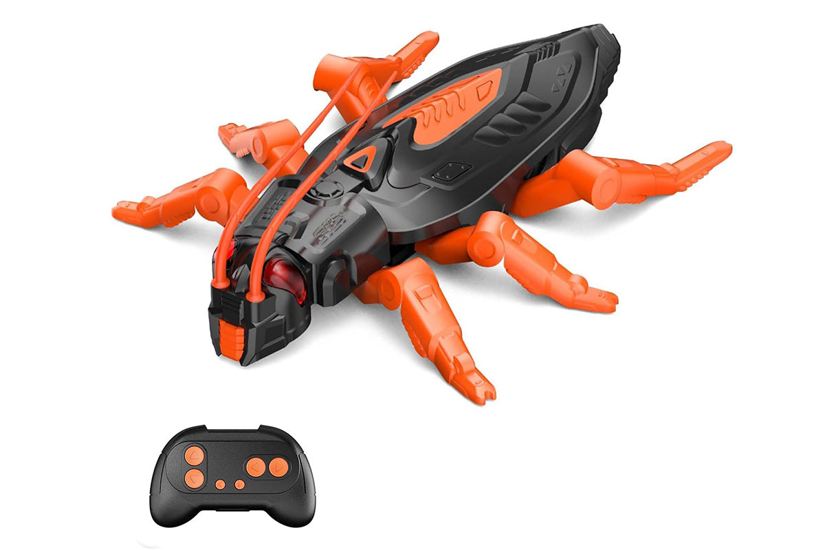 Rechargeable Wall Climbing Gecko RC Car Toy Orange
