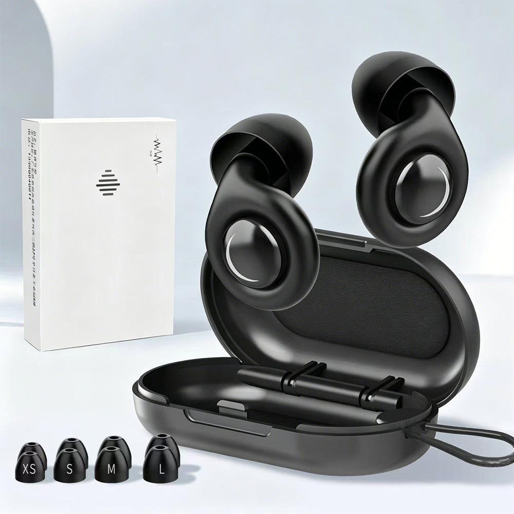 Silicone Noise Reduction Ear Plugs for Sleep Study Travel Office