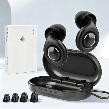 Silicone Noise Reduction Ear Plugs for Sleep Study Travel Office