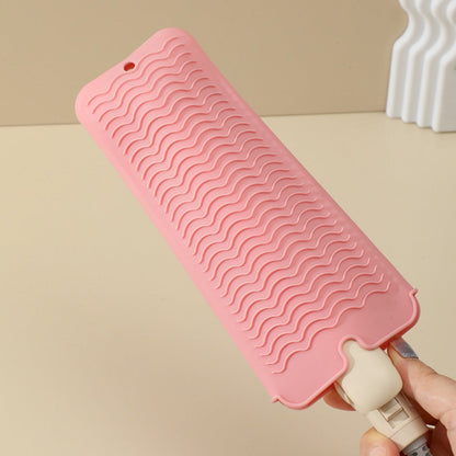 2-Pack Heat Resistant Silicone Pouch ââ‚?For Hair Styling Tools Storage Pink