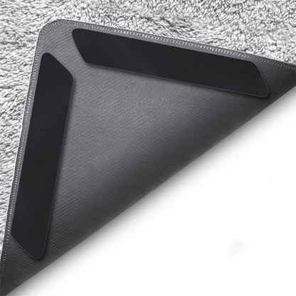 PU Rug Gripper Tape Non Slip Washable Reusable Carpet Stickers - Black