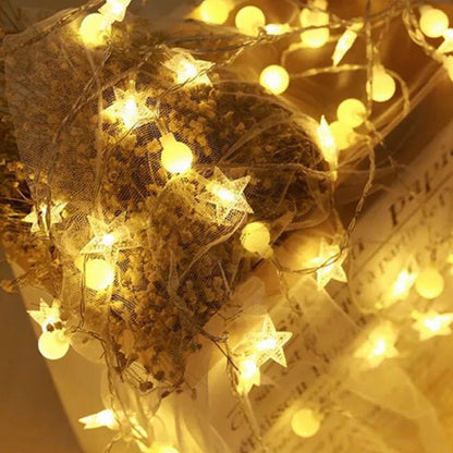 20 LED Star String Lights ¨C 3m Fairy Christmas Lights Battery Operated for Party