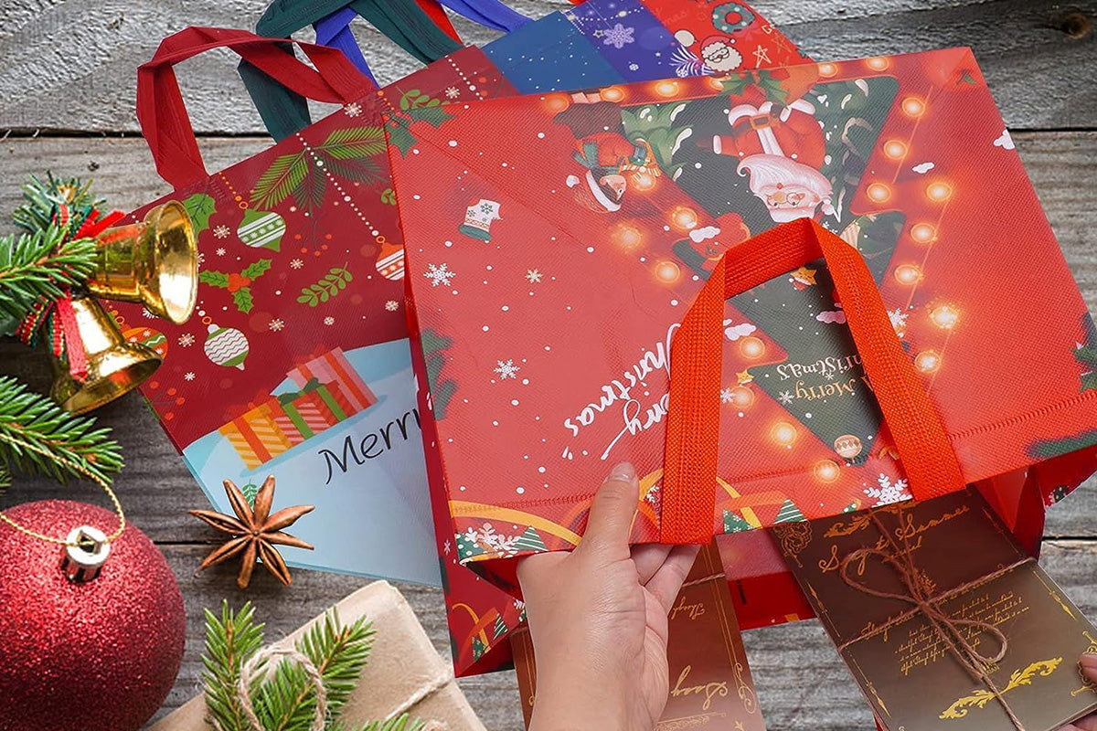 12 Piece Christmas Gift Bags