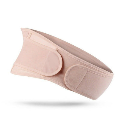 Adjustable Pregnancy Belly Band Breathable Maternity Belt Back Pelvic Support-Nude