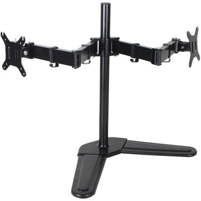 Single Monitor Stand Arm Freestanding Adjustable V-Base HD LED TV Screens-Horizontal
