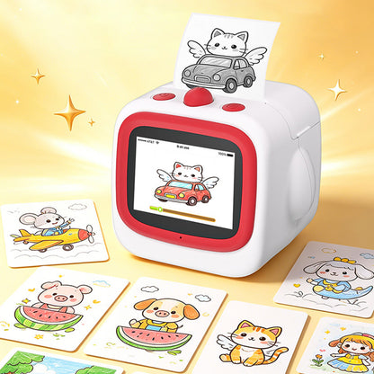 AI Sticker Maker Voice?to?Sticker Printer Box Inkless Portable Printing