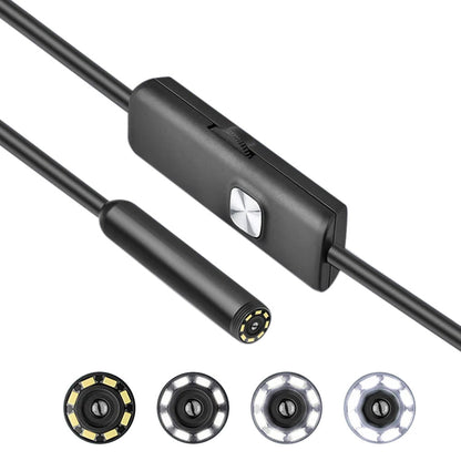 1920P HD Endoscope Camera With Light Borescope Tool and 8 Adjustable LED Lights for Car